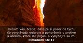 Rimanom 16:17