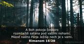 Rimanom 16:20