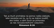 Rimanom 8:26
