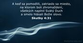 Skutky 4:31
