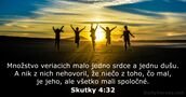 Skutky 4:32