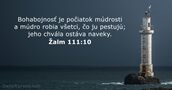 Žalm 111:10