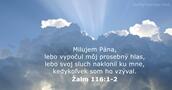 Žalm 116:1-2
