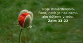 Žalm 33:22