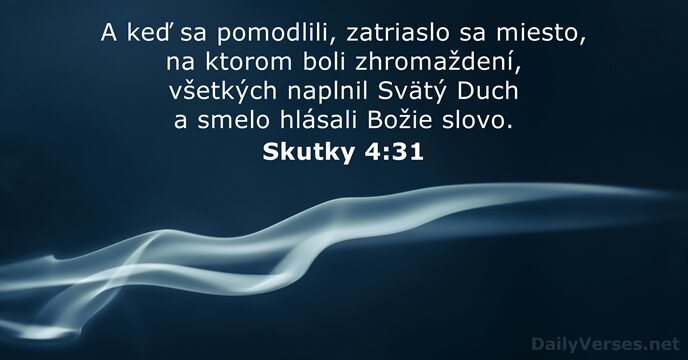 Skutky 4:31