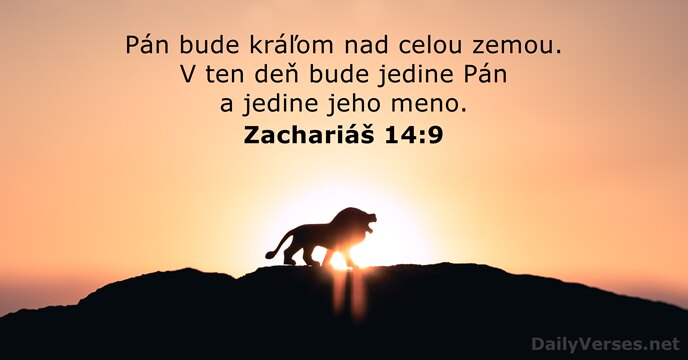 Zachariáš 14:9