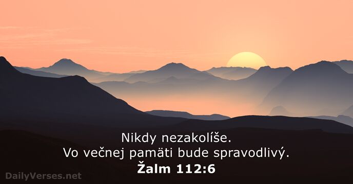 Žalm 112:6
