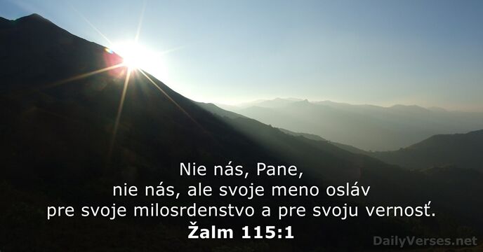 Žalm 115:1