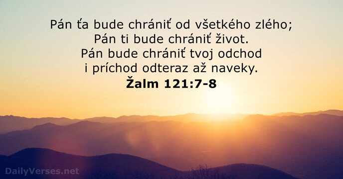 Žalm 121:7-8