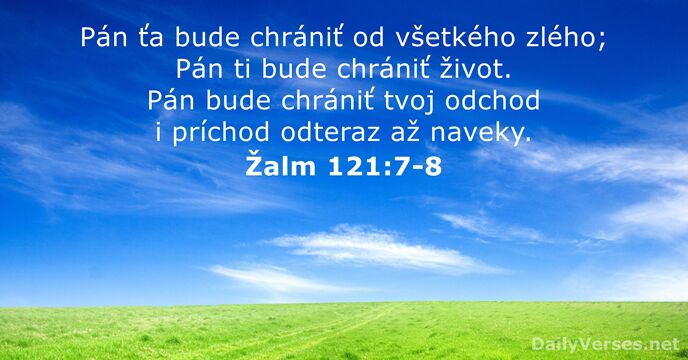 Žalm 121:7-8