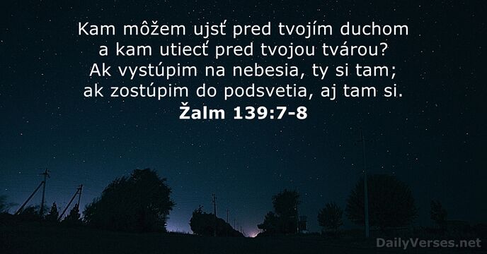Žalm 139:7-8
