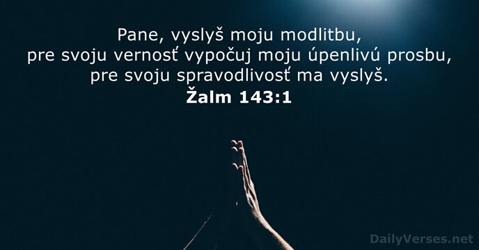 Žalm 143:1