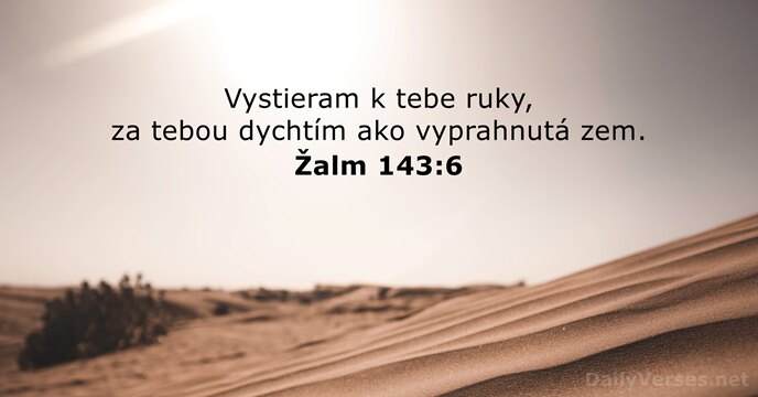 Žalm 143:6