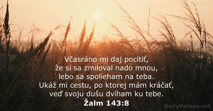 Žalm 143:8