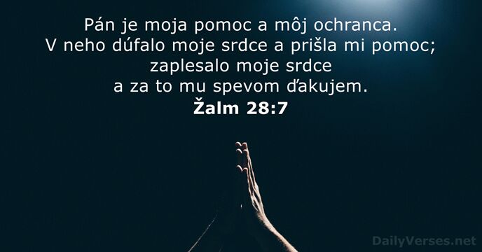 Žalm 28:7