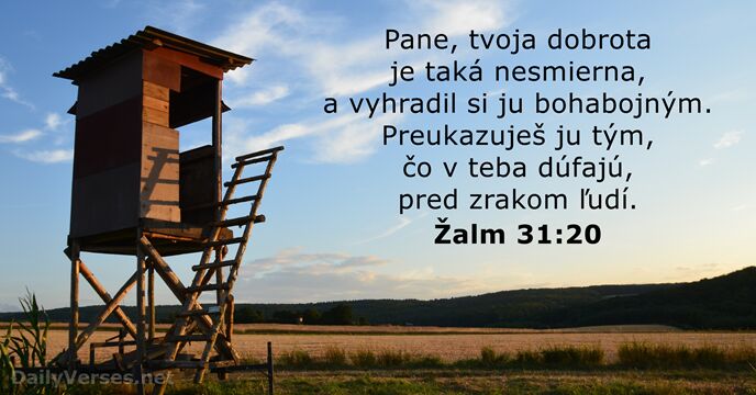 Žalm 31:20