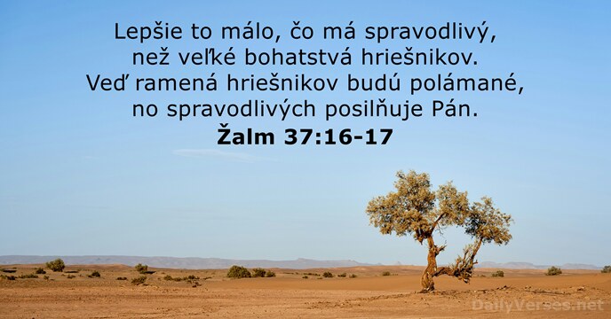 Žalm 37:16-17