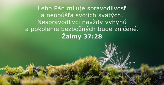 Žalm 37:28