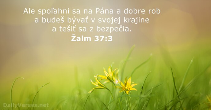 Žalm 37:3