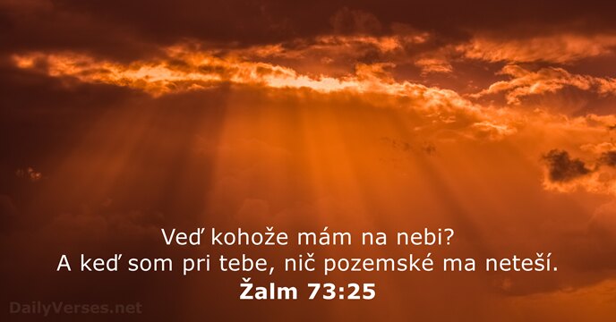 Žalm 73:25