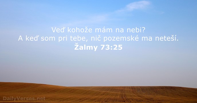 Žalm 73:25
