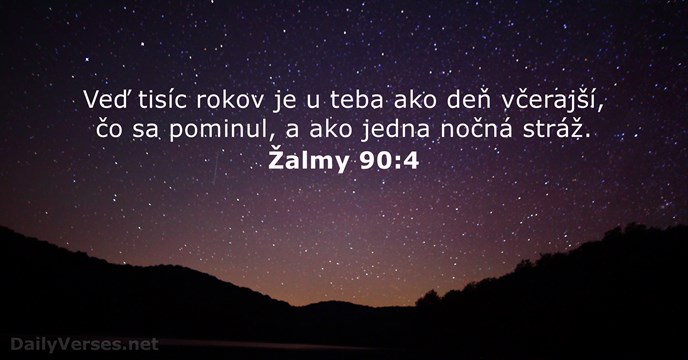 Žalm 90:4