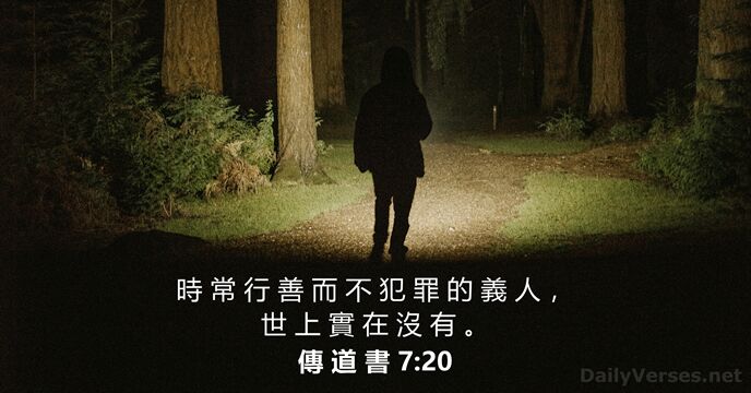傳 道 書 7:20