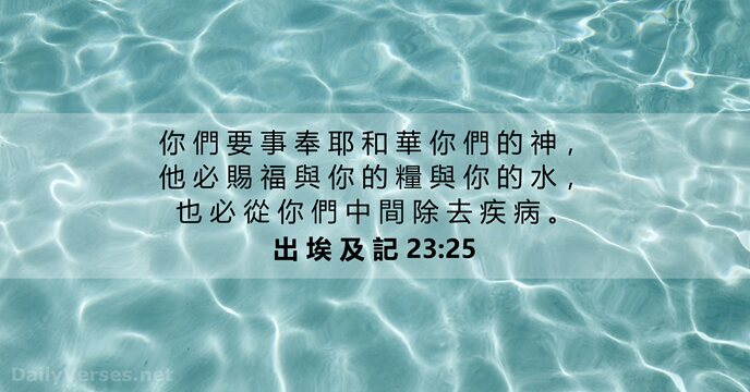 出 埃 及 記 23:25