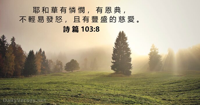 詩 篇 103:8