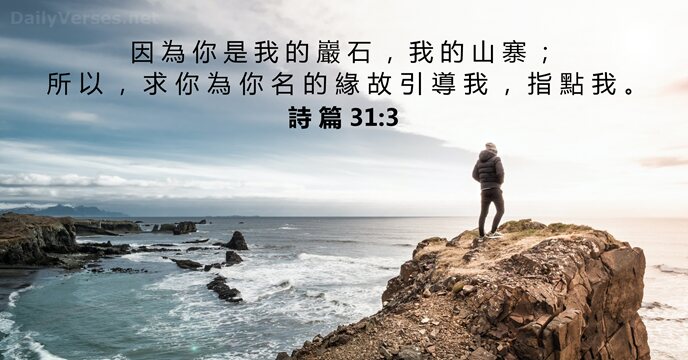 詩 篇 31:3