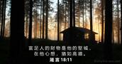 箴 言 18:11